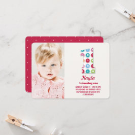 Convite Foto do Partido do primeiro aniversario dos Pontos