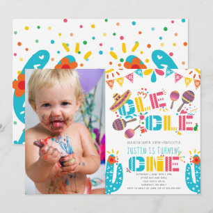 Convite Foto do primeiro aniversário do mexicano Fiesta