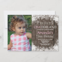 Foto do primeiro aniversario Rustic Boy Winter One