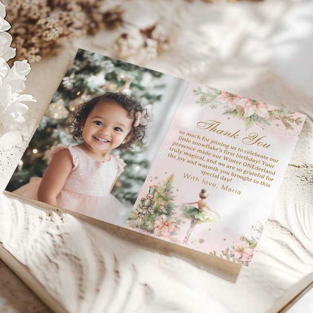 Convite Foto do primeiro aniversario Winter Onederland Obr (Criador carregado)