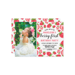 Convite Foto do Primeiro Partido do primeiro aniversario B