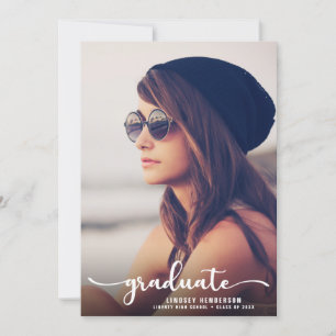 Convite Foto do Script Branco de Unidade por Festa de form