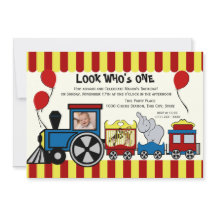 Foto do trem de circo