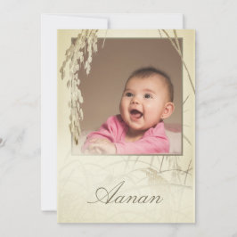 Convite Foto Dourada da Primeira Fábrica de Arroz Cerimôni