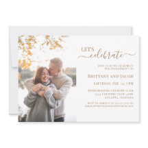 Foto Dourada Festa de noivado de Casamento