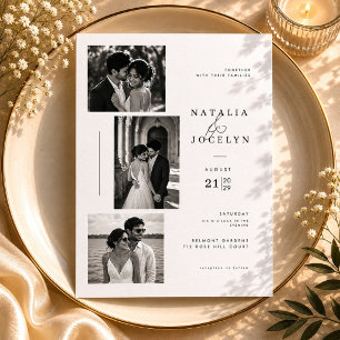Convite Foto Editorial de História de Casamento
