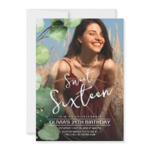 Foto Elegante Moderna Rustic Sweet 16 Aniversário