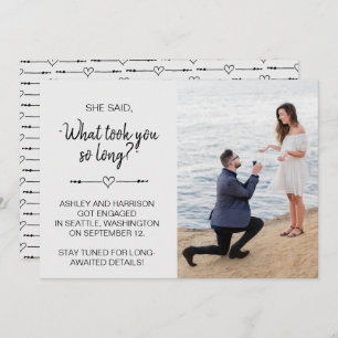 Convite Foto Engraçada Ela Disse "O Que Demorou Tanto" Env