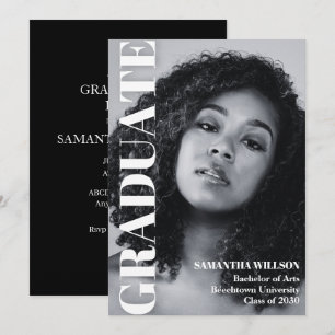 Convite Foto estética de graduação