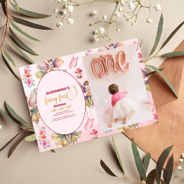 Convite Foto: Fada Primeira primeiro aniversario