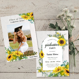 Convite Foto: Festa de formatura de Script Sunflower