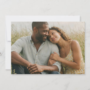 Convite Foto Floral Bege Quente