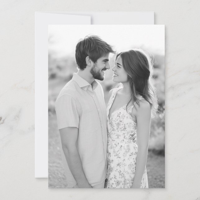 Convite Foto Floral Pastel Serena (Frente)