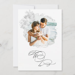 Convite *~* FOTO Foral RSVP + QR WE DO AR6 Casamento Invi