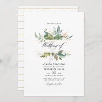 Foto Geométrica De Casamento De Serenity Greenery