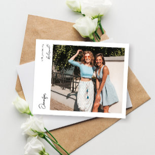 Convite Foto Instantânea Ser Minha Proposta V4 Manuscrito