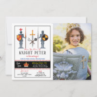 Foto medieval da Festa de aniversário Knights