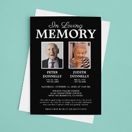 Convite Foto Memorial Dupla