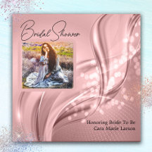 Foto Metálica Cor-de-Rosa-Luxo chá de panela