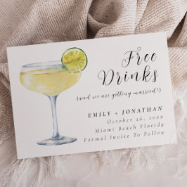 Convite Foto Mínima Engraçado Casamento Salve A Data