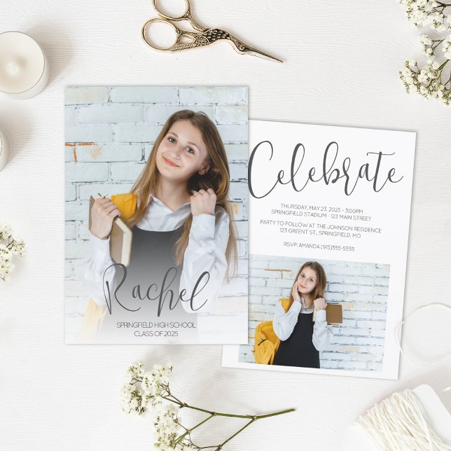 Convite Foto Moderna (Criador carregado)