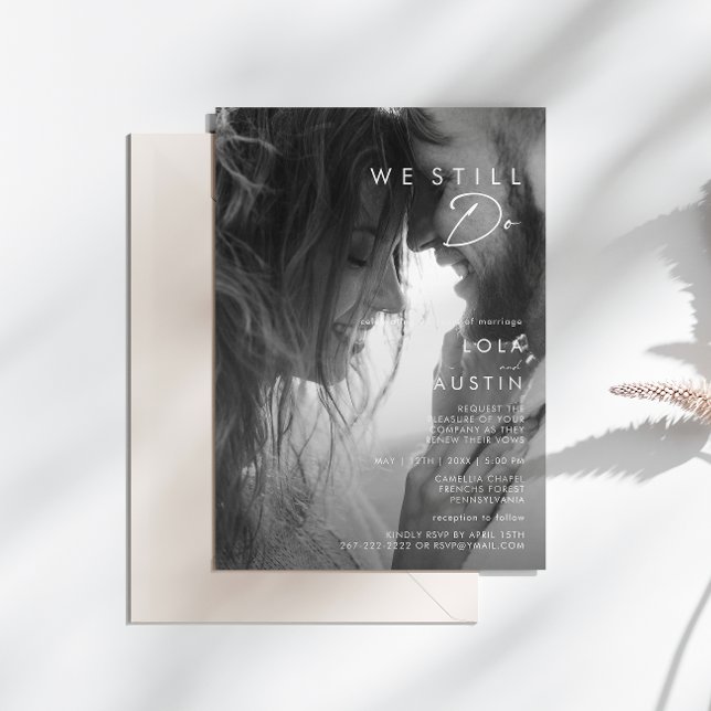 Convite Foto Moderna Minimalista Que Ainda Fazemos Renovaç (Criador carregado)