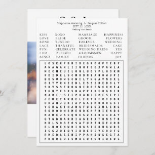Convite Foto Moderna Pesquisa de Word Salve a Data - W2