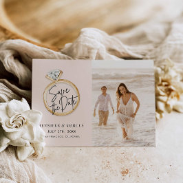 Convite Foto Moderna Salva a Data