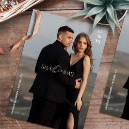 Convite Foto Moderna Salvar Nossa Data