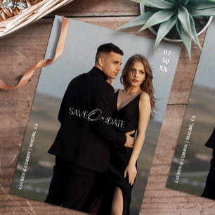 Convite Foto Moderna Salvar Nossa Data