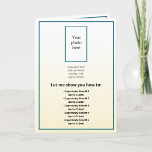 Convite Foto MT Sapphire/Dourada Tint Gradi. BOM Híbrido