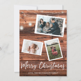 Convite Foto Múltipla das Luzes de Natal Russas