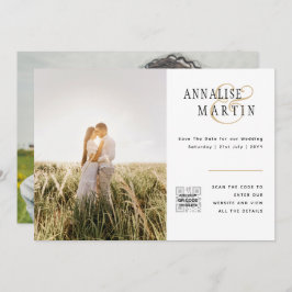 CONVITE FOTO ORÇAMENTAL CASAMENTO CÓDIGO QR DATA DE SALVAM