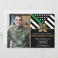 Foto Patriótica de Graduação Básica Militar