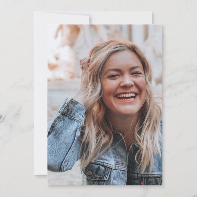 Convite Foto personalizada (Frente)