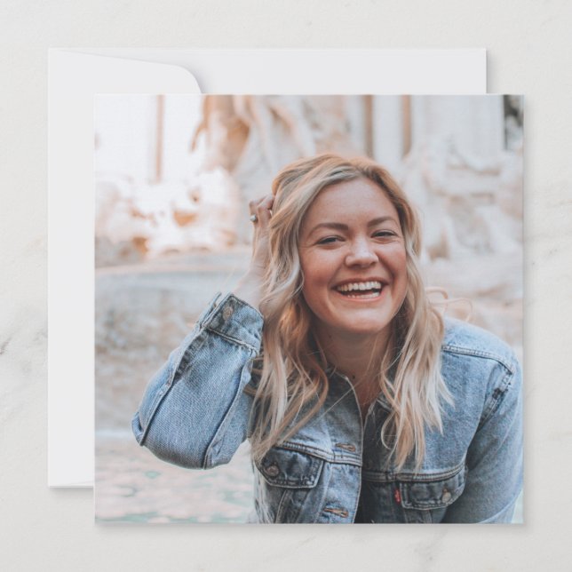 Convite Foto personalizada (Frente)