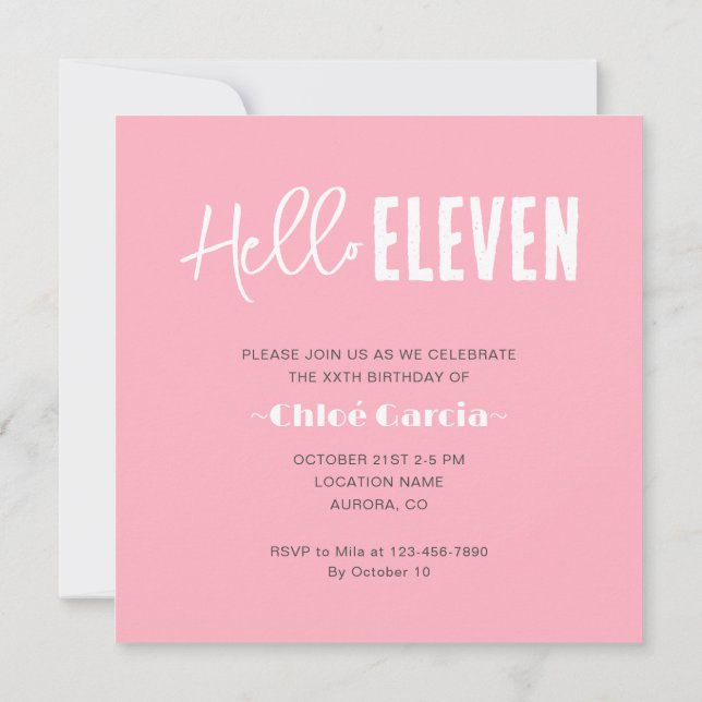 Convite Foto Personalizada Aniversário (Verso)