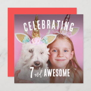 Convite Foto Personalizada Aniversário