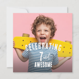 Convite Foto Personalizada Aniversário