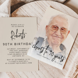 Convite Foto Personalizada Cumprimentos Rota Script 90º An