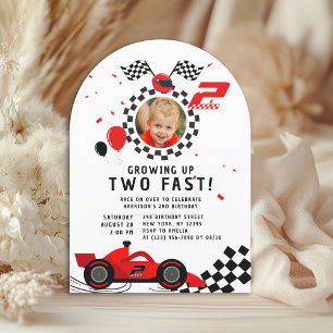 Convite Foto Personalizada de Aniversário de Dois Anos 'Do