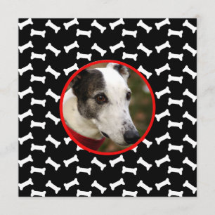 Convite Foto personalizada de Festa de aniversário de cã