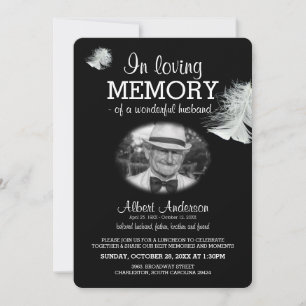 Convite Foto Personalizada De Memória Branca Em Adoração