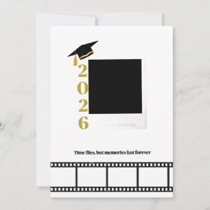 Convite Foto personalizada de rolo de filme polaroid para