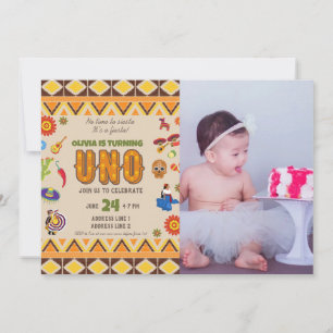 Convite Foto personalizada moça temática mexicana no prime