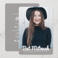 Foto personalizada moderna do Bat Mitzvah