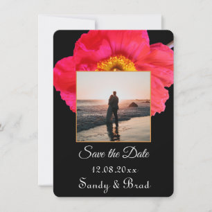Convite Foto Personalizada Moderna Elegante Salvar O Casam