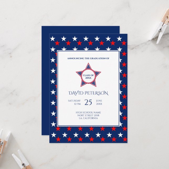 Convite Foto personalizada no lado traseiro (Frente/Verso In Situ)