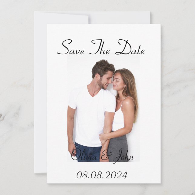 CONVITE FOTO PERSONALIZADA SALVE A DATA (Frente)