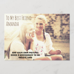 Convite Foto personalizada ser minha
